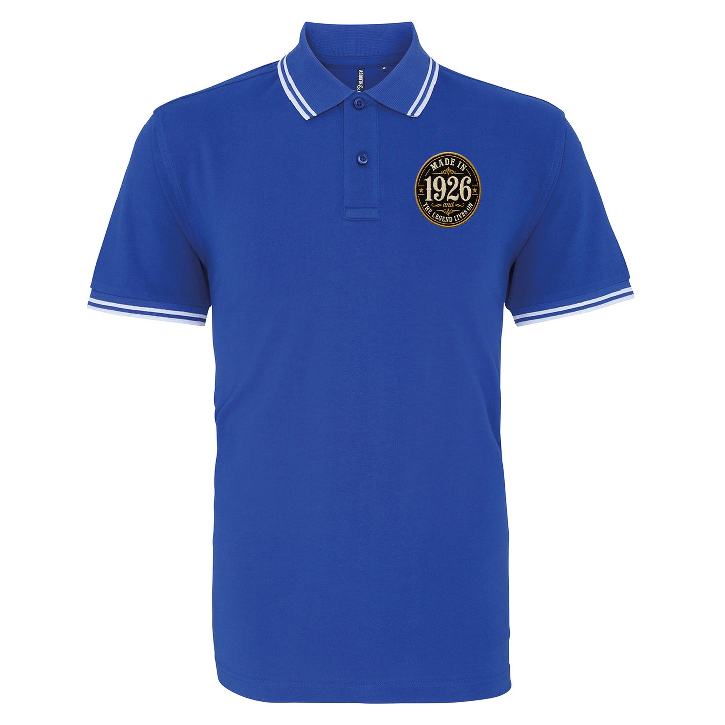 Made in 1926 Birthday Tipped Polo Shirt 