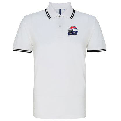 Nigel Mansell World Champion 1992 Tipped Polo Shirt 