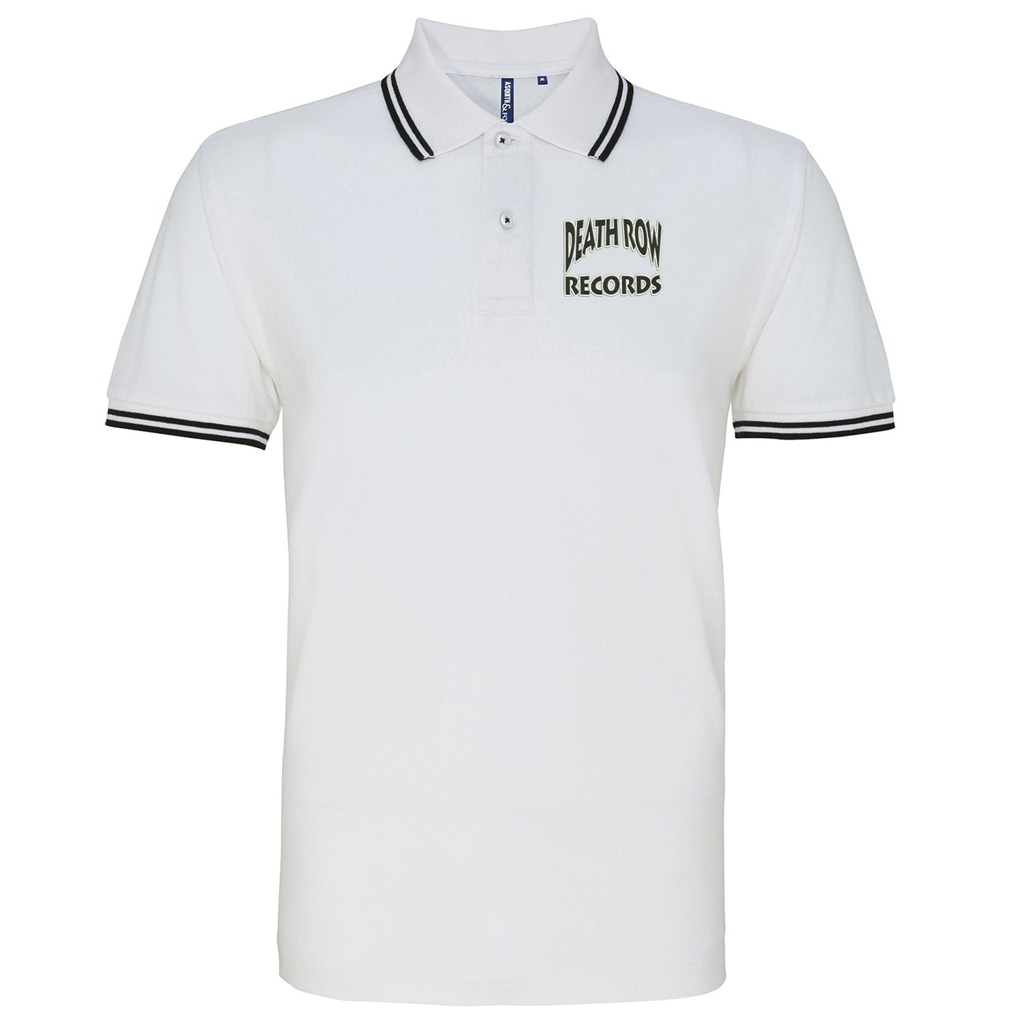 Death Row Records Tipped Polo Shirt