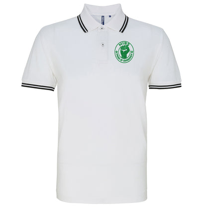 Hibs Pride of Edinburgh Tipped Polo Shirt