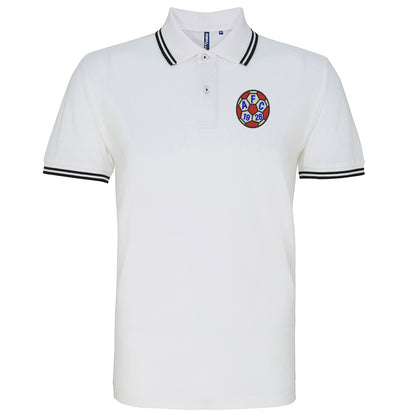 Retro Aldershot 1981 Embroidered Tipped Polo Shirt