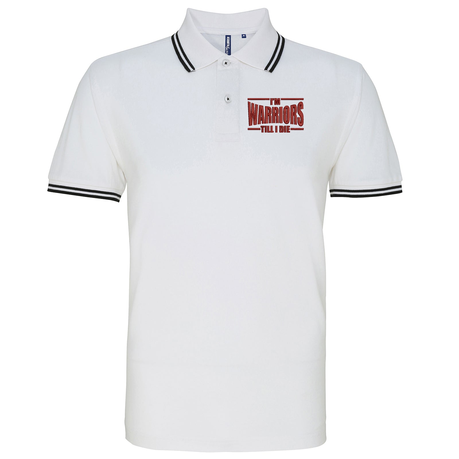 Stenhousemuir Football Tipped Polo Shirt