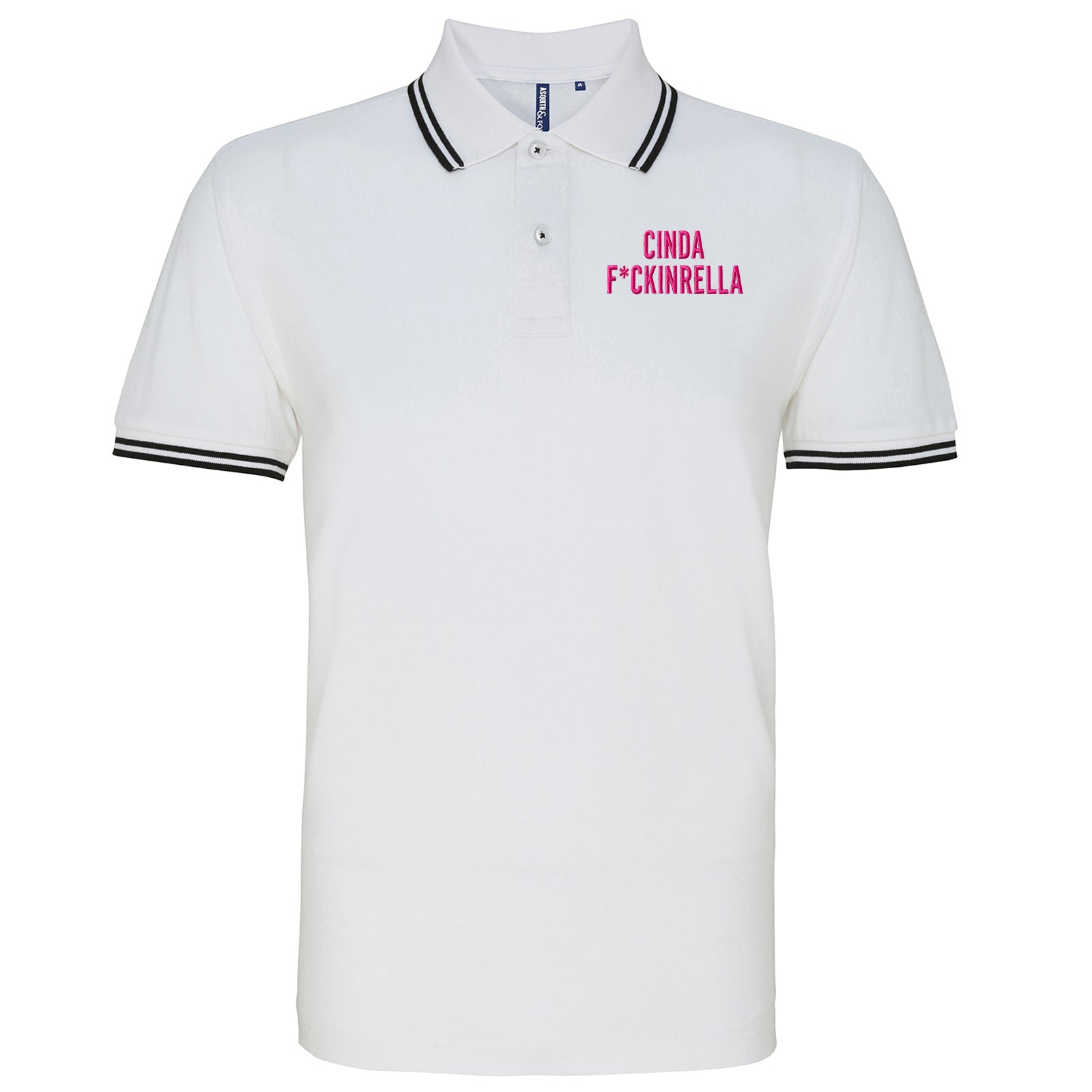 Cinder Fckinrella Tipped Polo Shirt