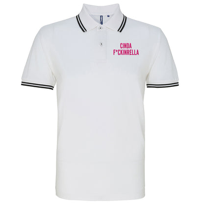 Cinder Fckinrella Tipped Polo Shirt