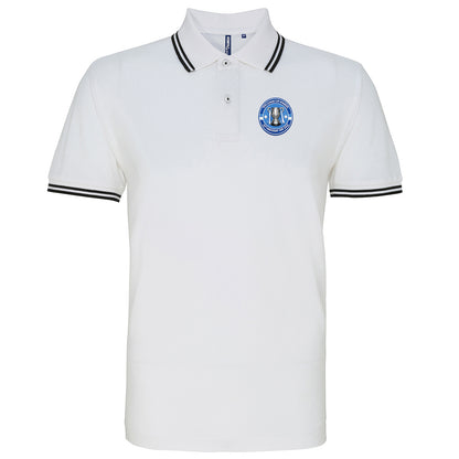 Man City League Cup 1975-1976 Tipped Polo Shirt
