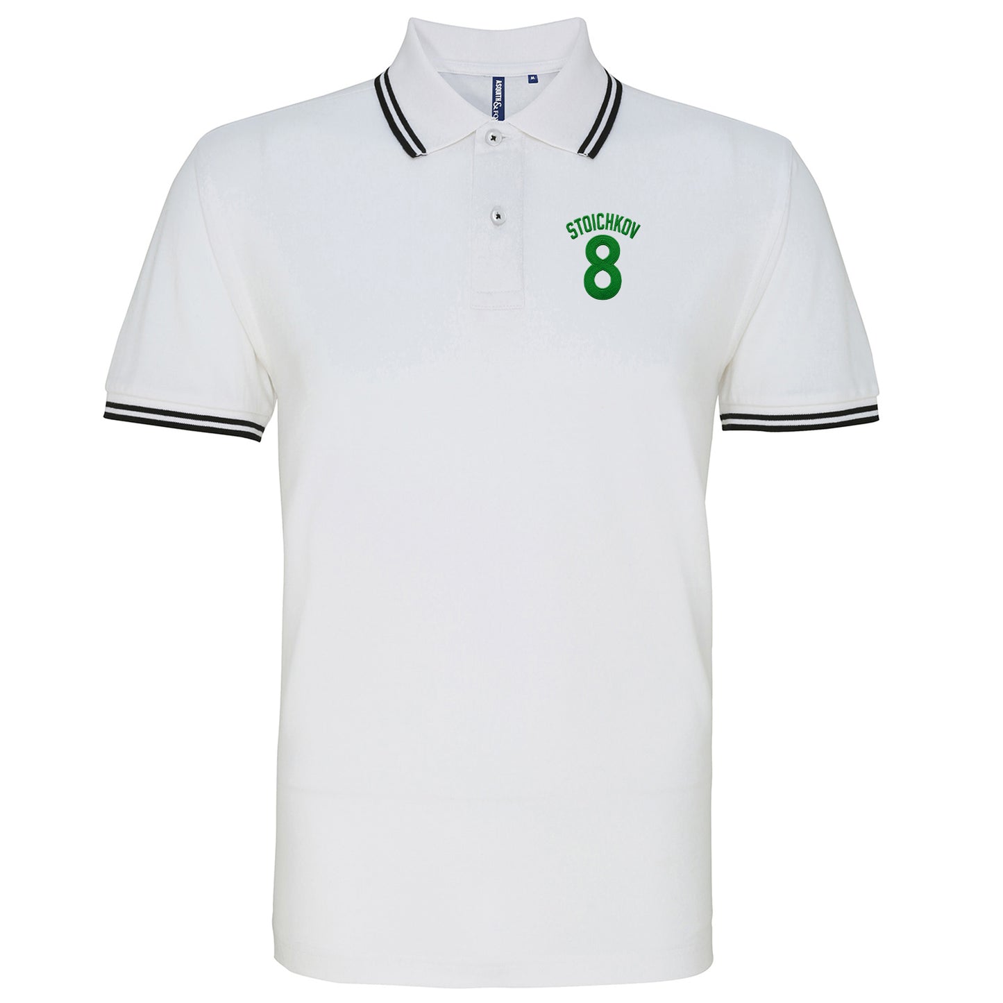 Stoichkov 8 Embroidered Tipped Polo Shirt