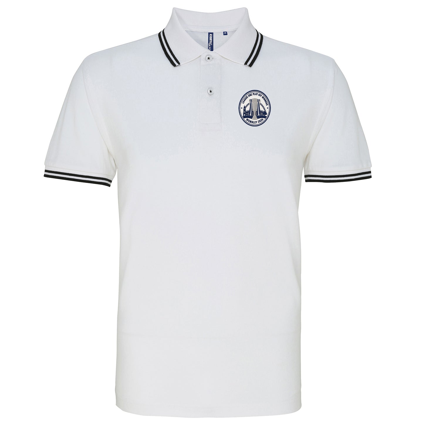Bolton League One Play-off Final Winners 2026 Embroidered Tipped Polo Shirt
