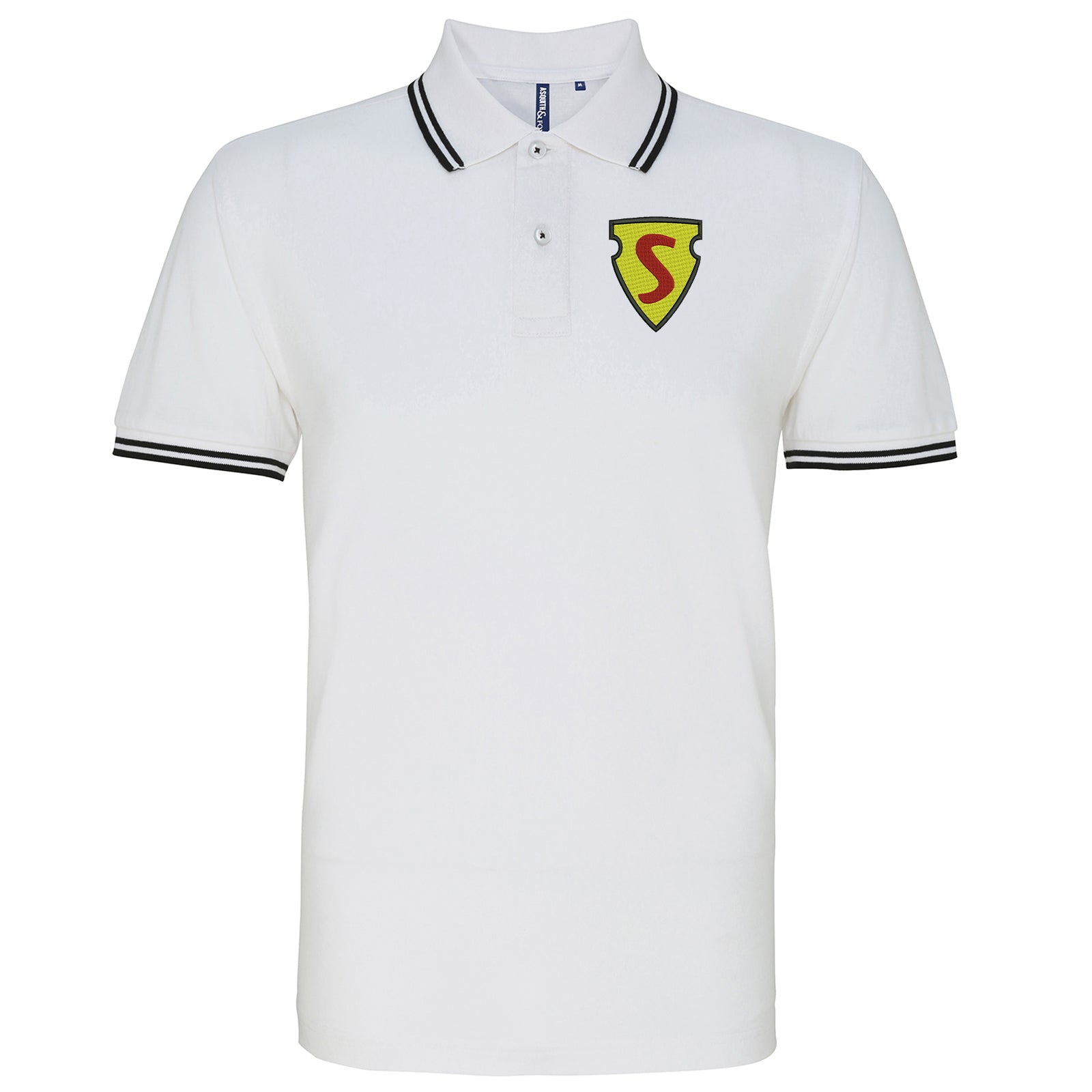 Superman Tipped Polo Shirt