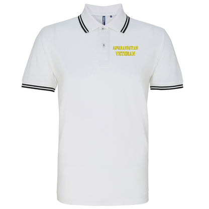 Afghanistan Veteran Tipped Polo Shirt