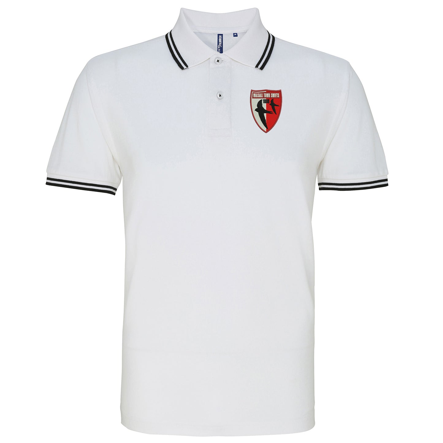 Old School Walsall Tipped Polo Shirt 