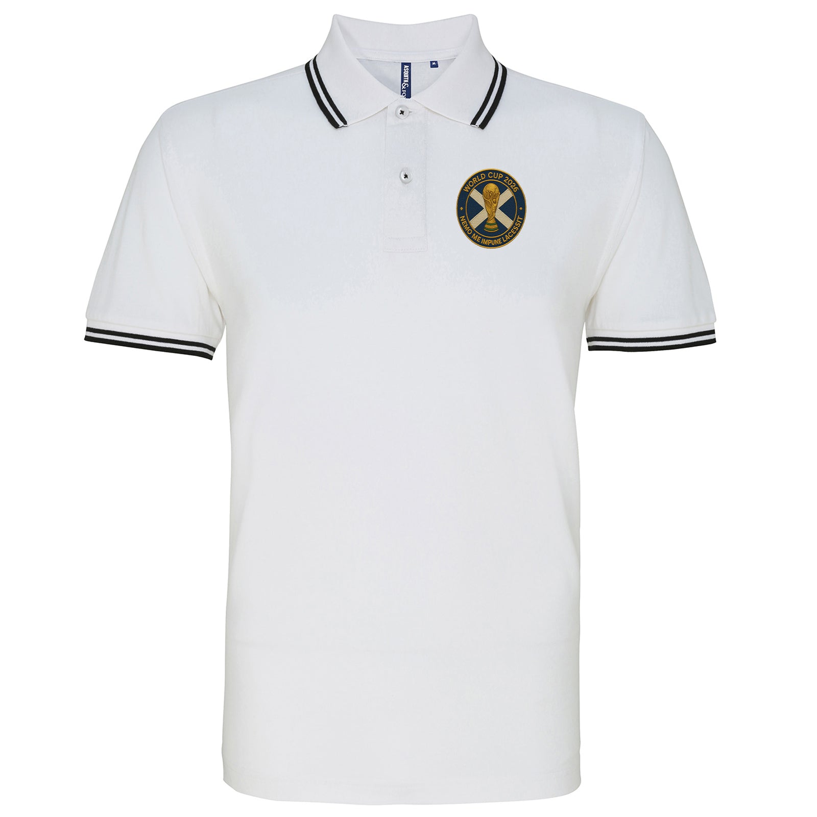 Scotland World Cup 2026 Tipped Polo Shirt