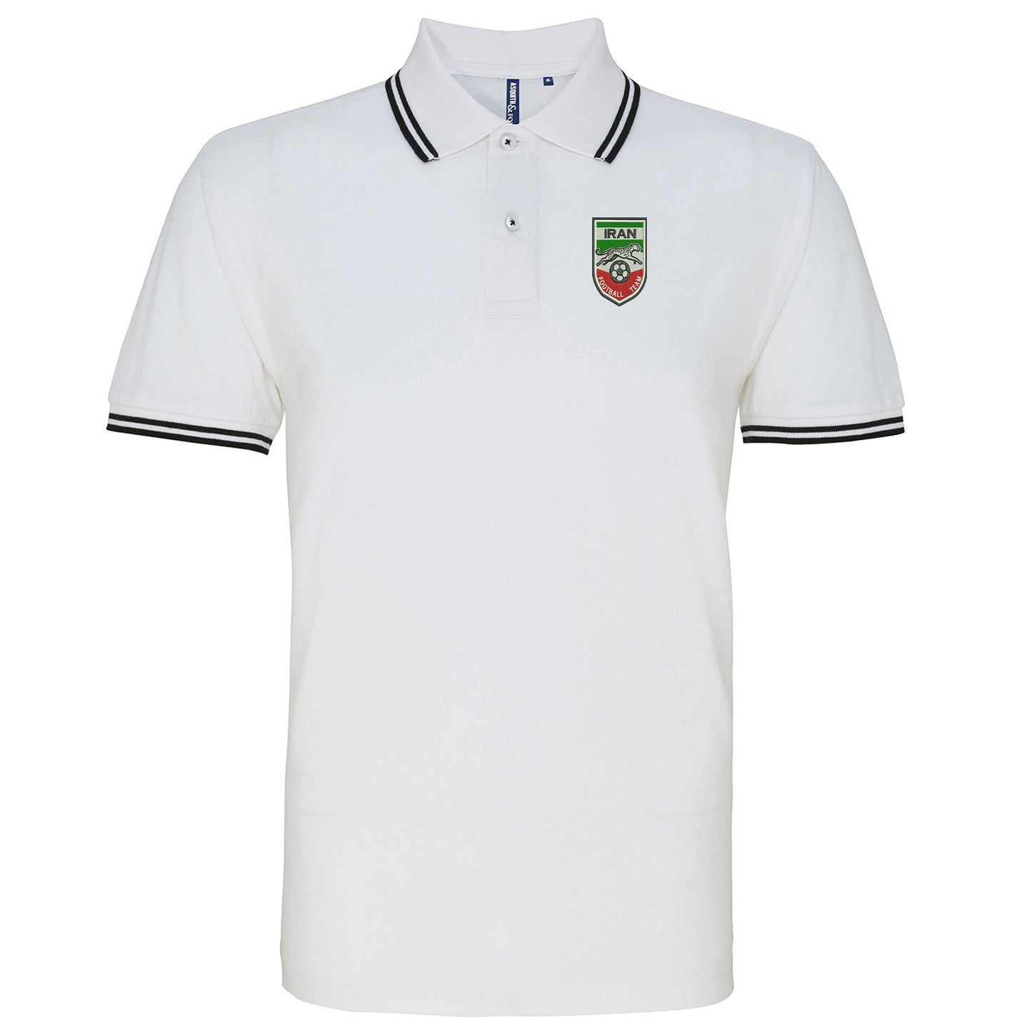 Iran Football Tipped Polo Shirt