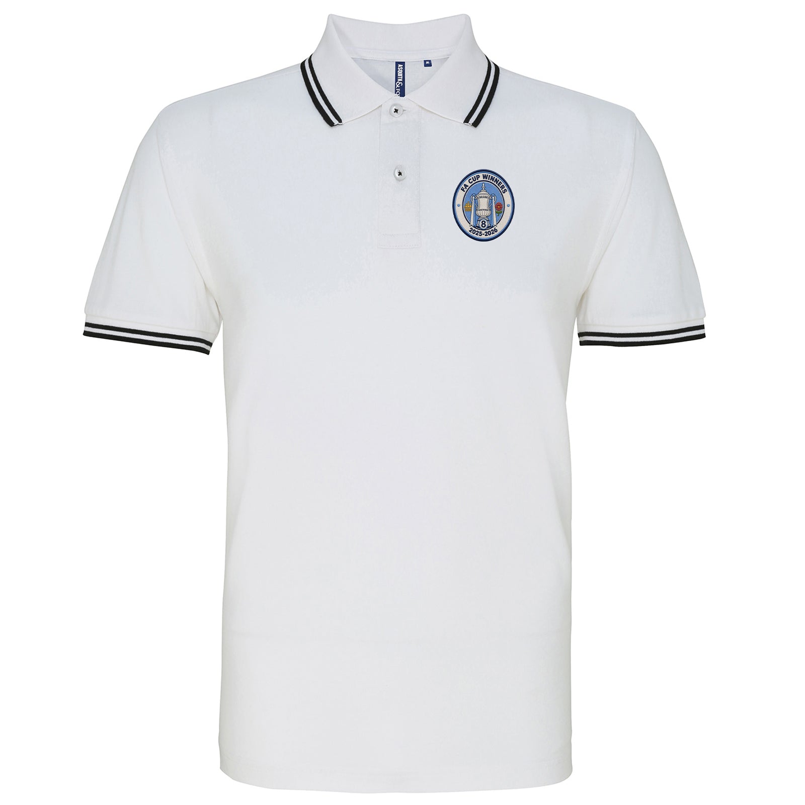 Man City FA Cup Winners 2026 Tipped Polo Shirt