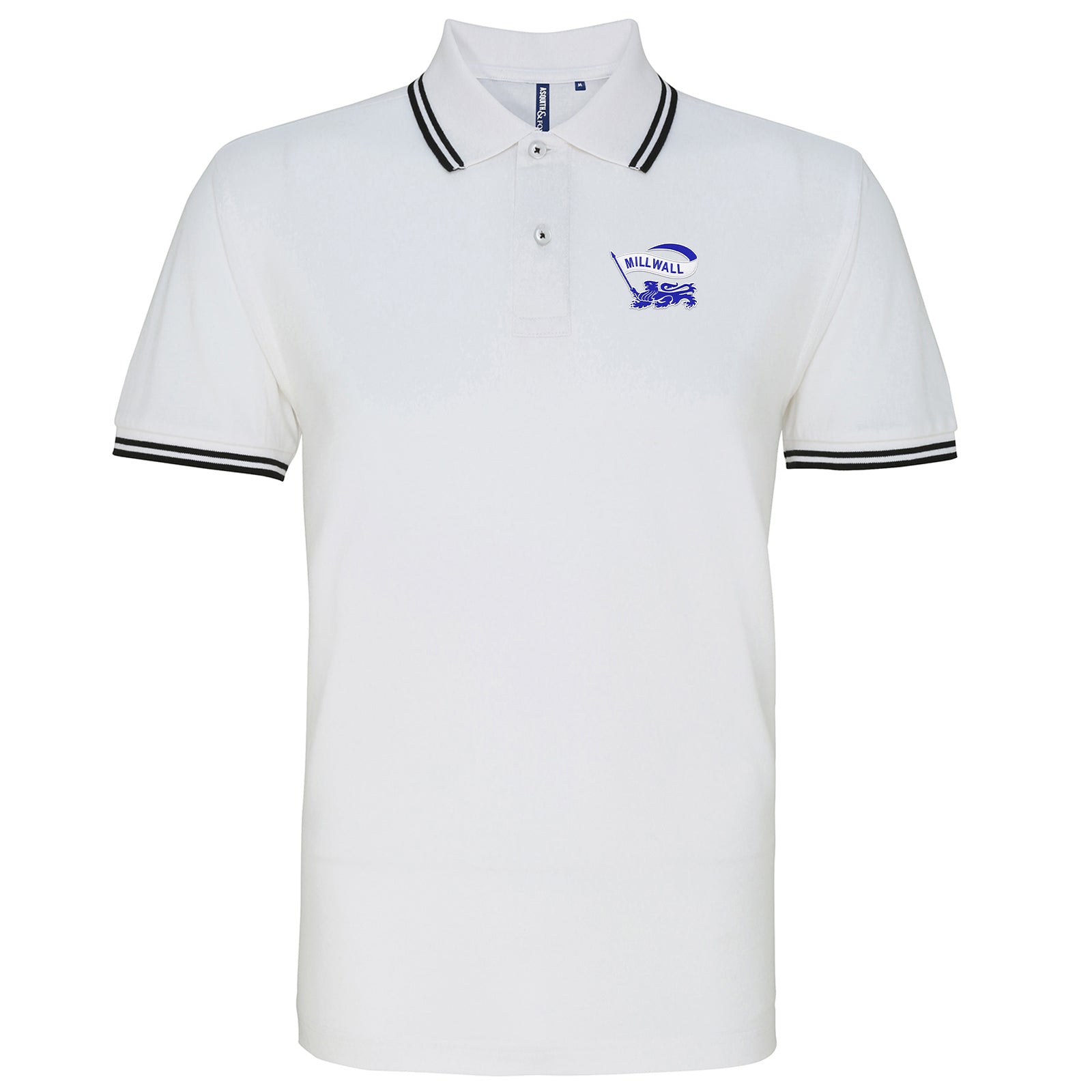 Classic Millwall Football Tipped Polo Shirt 