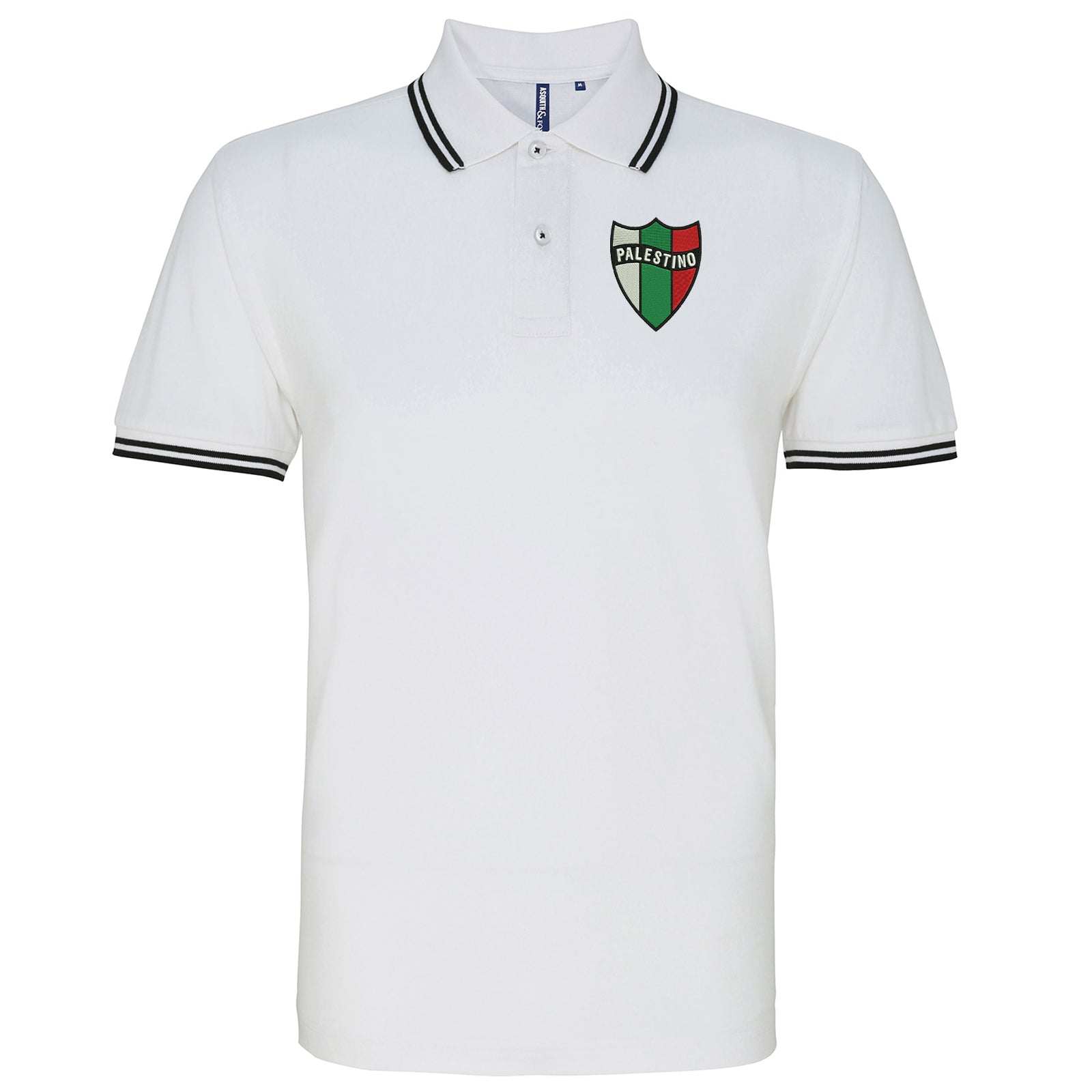 Palestino Football Tipped Polo Shirt