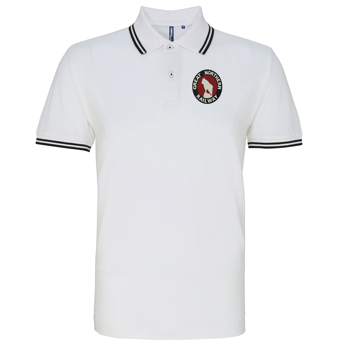Great Northern Railway Tipped Polo Shirt 