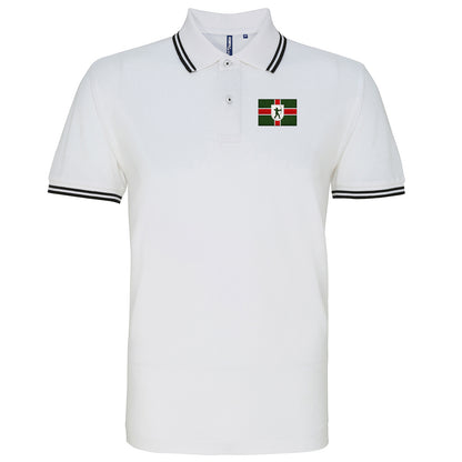 Flag of Nottinghamshire Tipped Polo Shirt