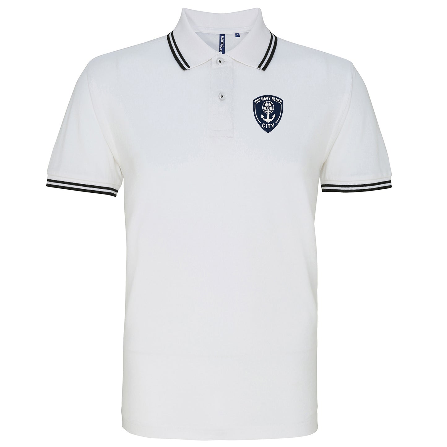 The Navy Blues Auckland City Tipped Polo Shirt