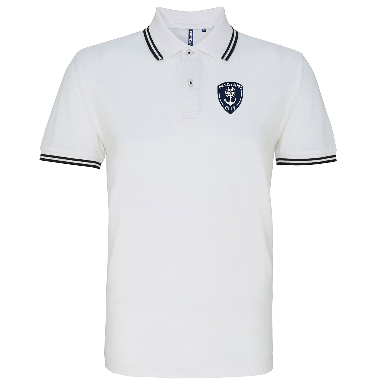 The Navy Blues Auckland City Tipped Polo Shirt