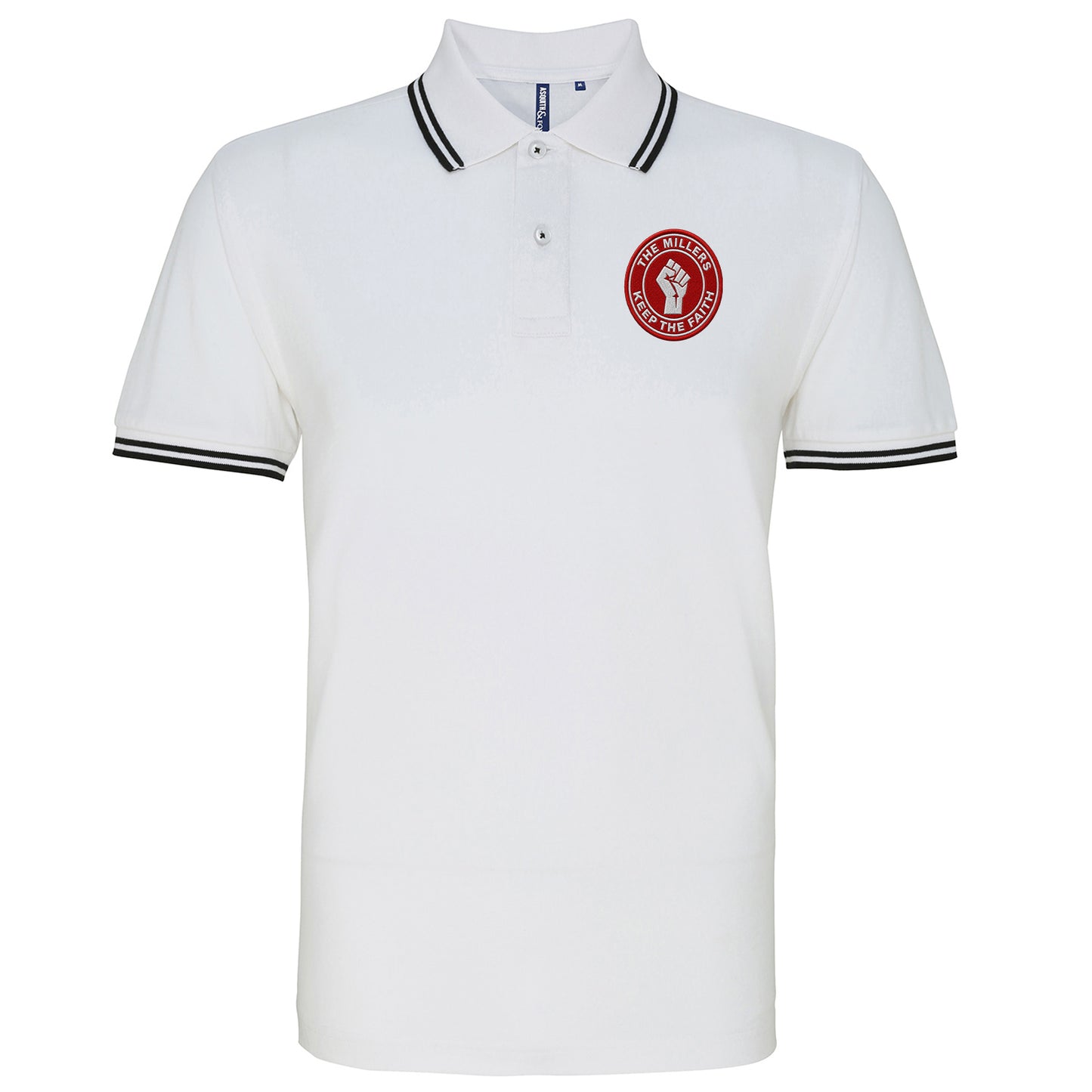 Rotherham United The Millers Football Fans Tipped Polo Shirt 