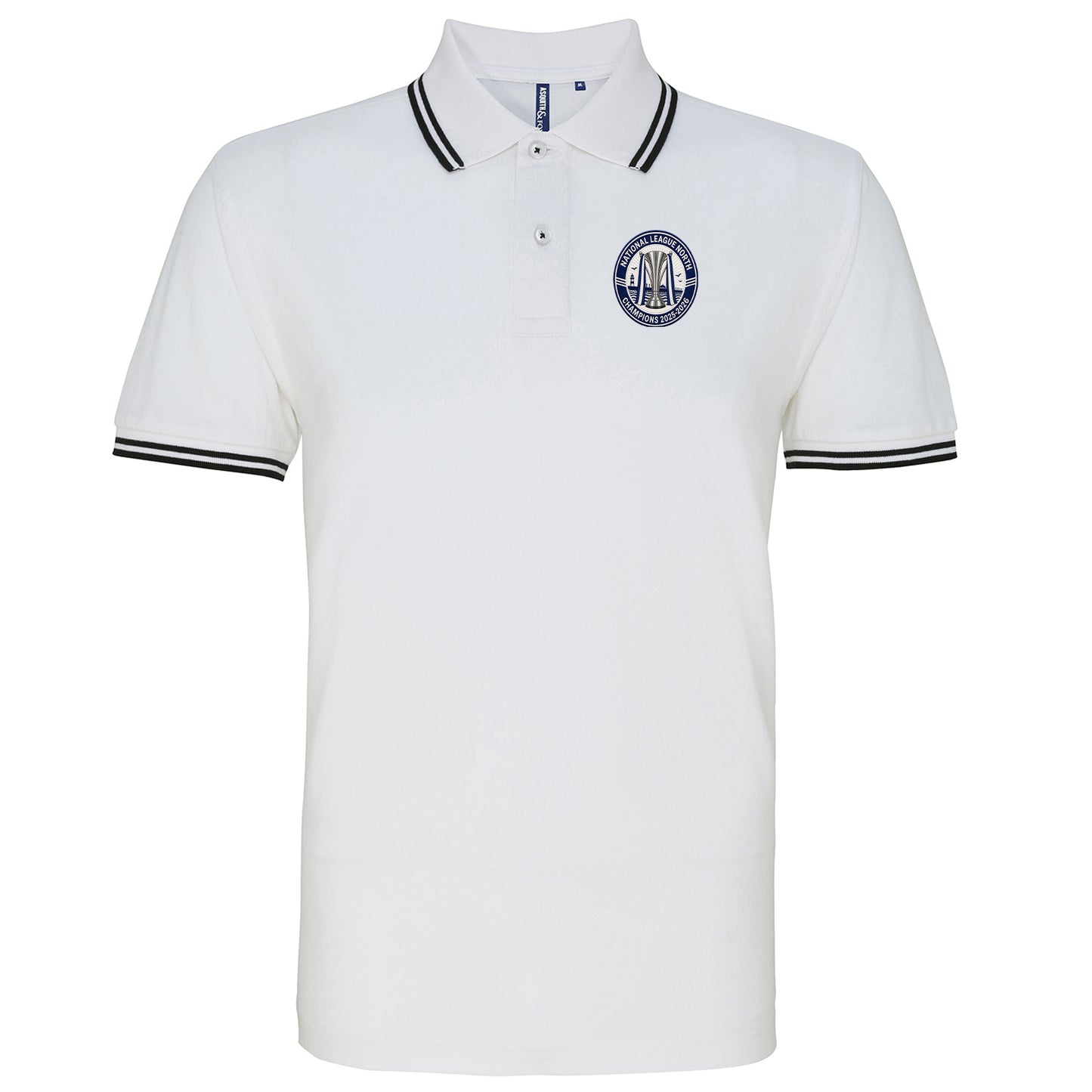 Flyde National League North Champions 2026 Tipped Polo Shirt
