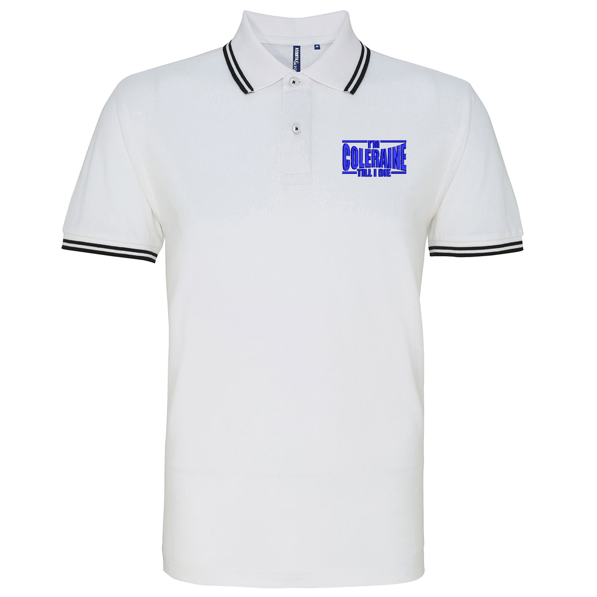 I am Coleraine Embroidered Polo Shirt