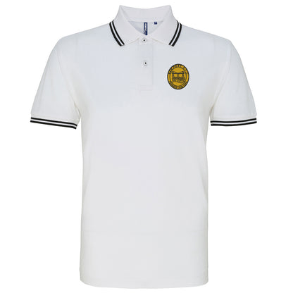Retro Newport 1989 Embroidered Tipped Polo Shirt