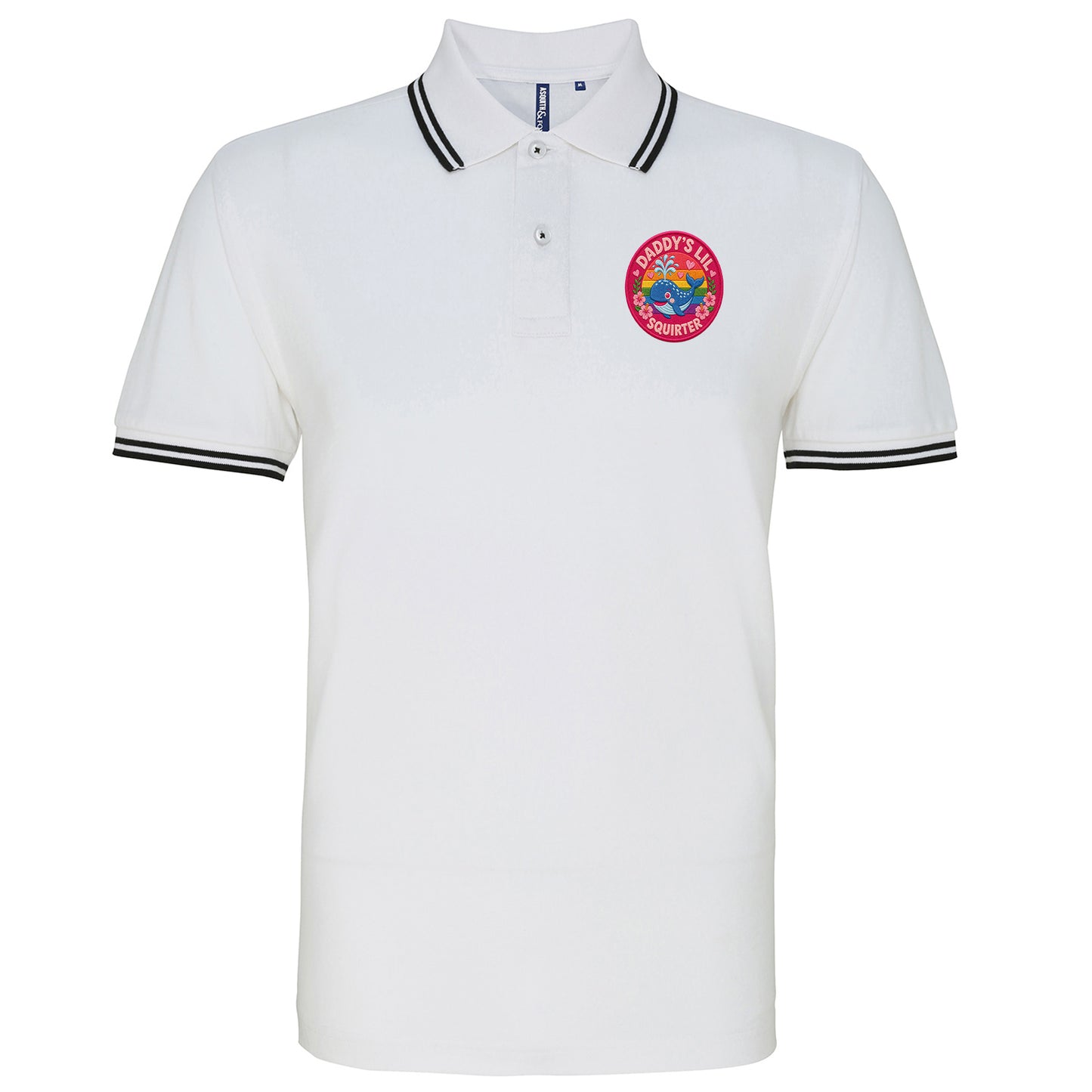 Daddy’s Lil Squirter Tipped Polo Shirt
