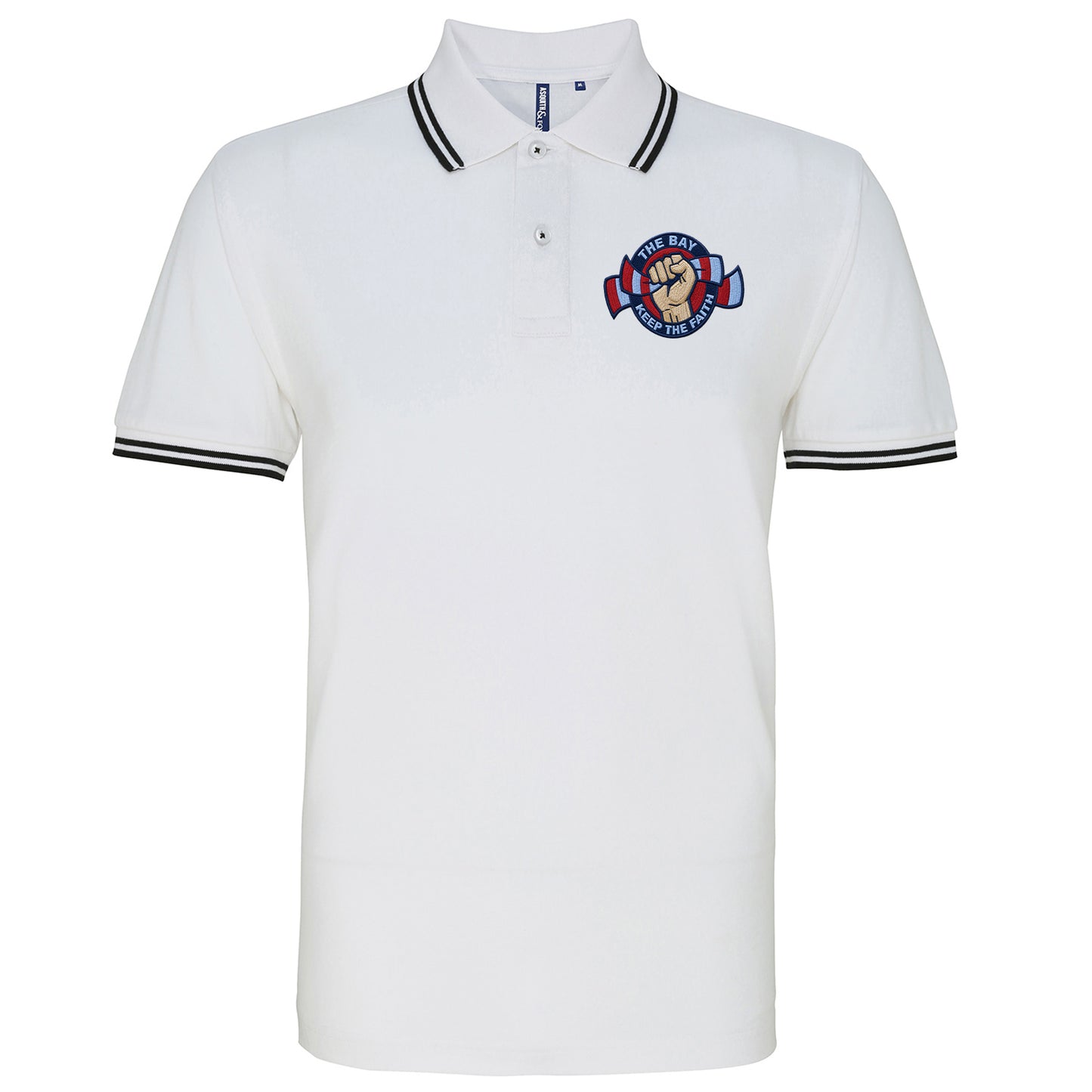 Colwyn Bay Football Tipped Polo Shirt