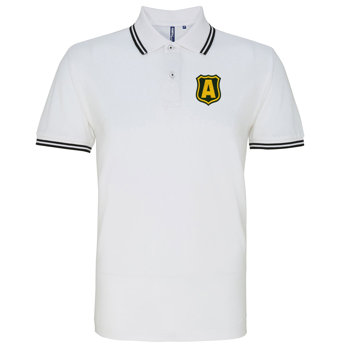 Retro Australia Soccer Tipped Polo Shirt 