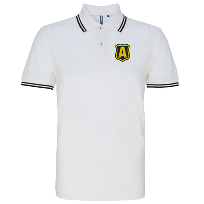 Retro Australia Soccer Tipped Polo Shirt 