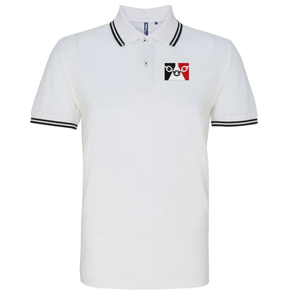 Black Country Flag Tipped Polo Shirt