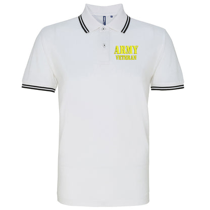 Army Veteran Tipped Polo Shirt