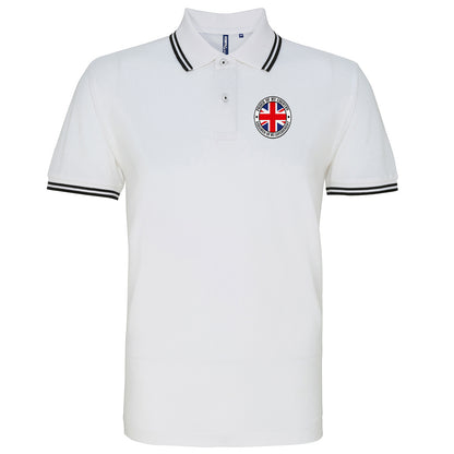 Proud of My Country Ashamed of My Government Tipped Polo Shirt