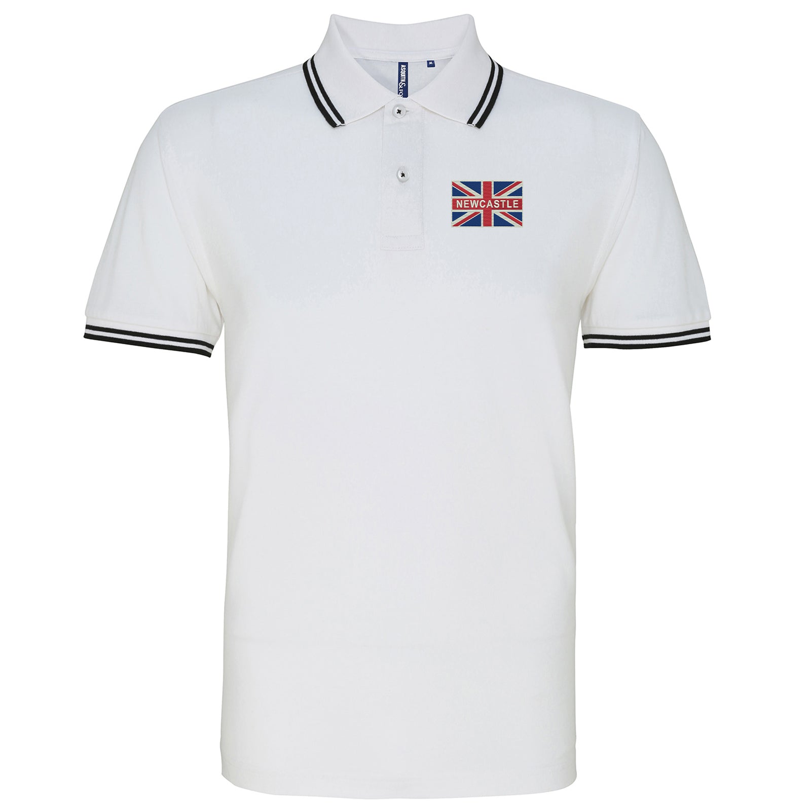Newcastle United Union Jack Tipped Polo Shirt