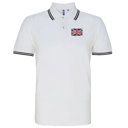 Newcastle United Union Jack Tipped Polo Shirt