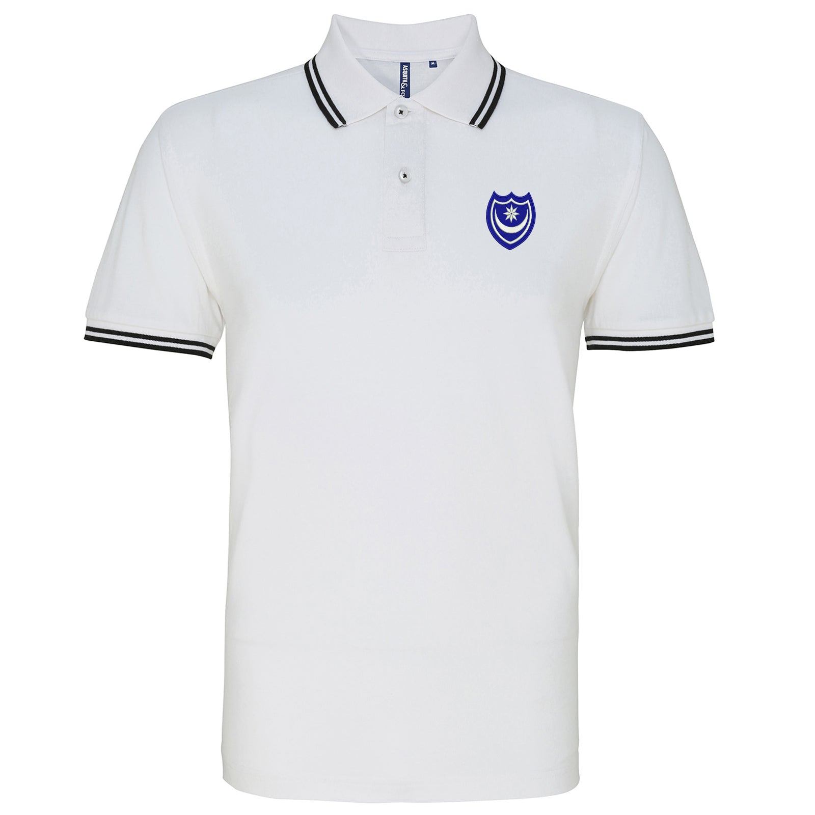 Portsmouth 1967 Embroidered Tipped Polo Shirt