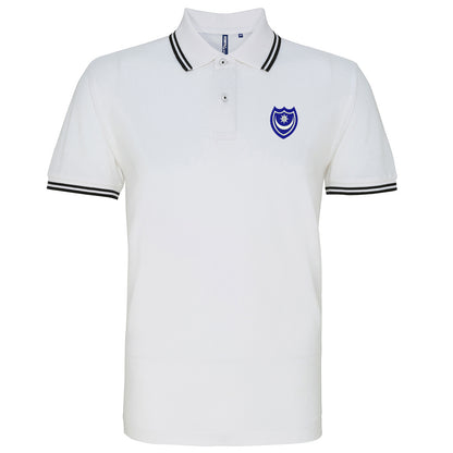 Portsmouth 1967 Embroidered Tipped Polo Shirt