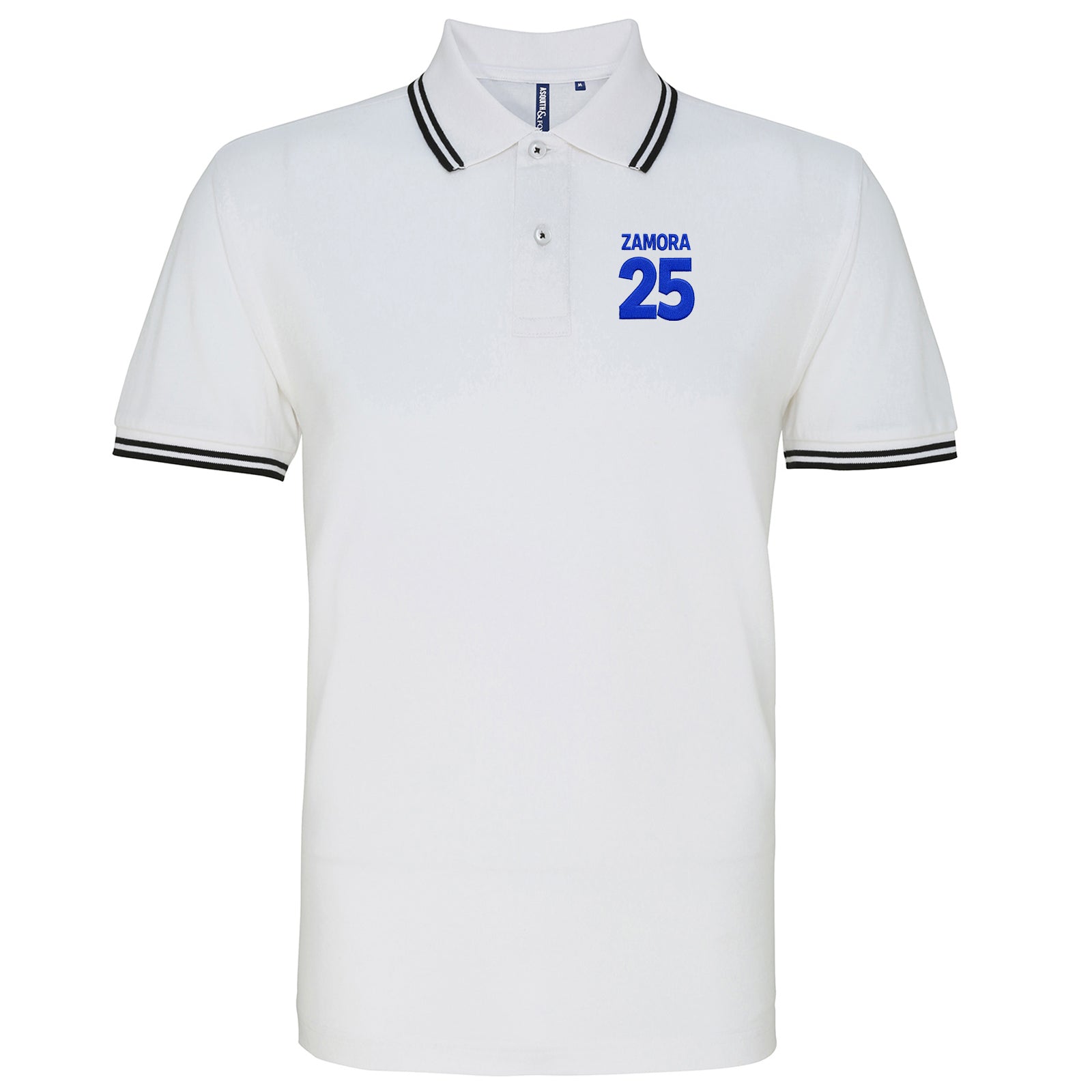 Bobby Zamora Brighton Football Tipped Polo Shirt 