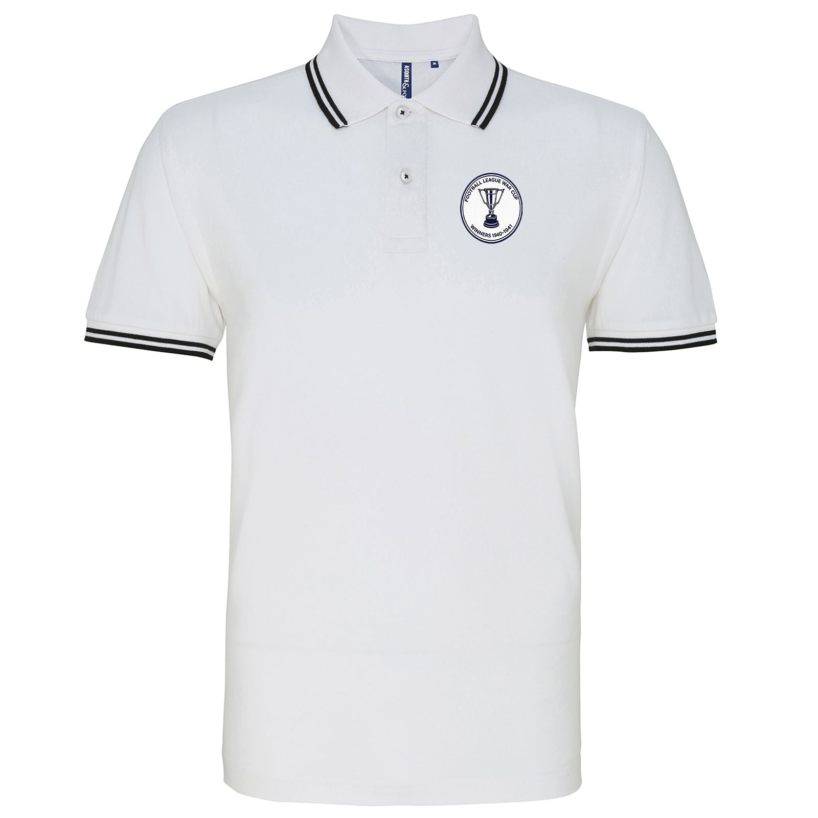 Retro Preston North End Tipped Polo Shirt