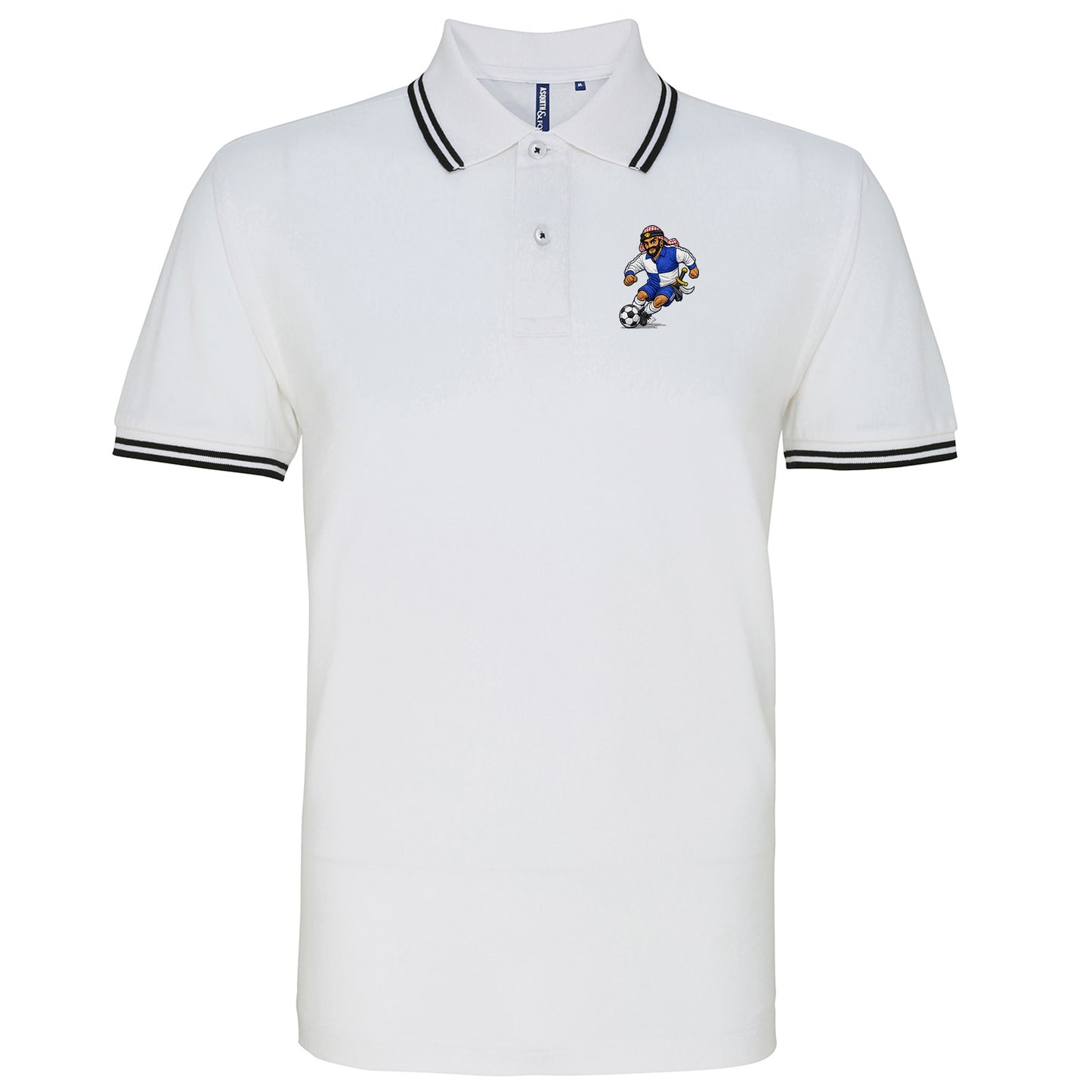 Bristol Rovers Football Tipped Polo Shirt