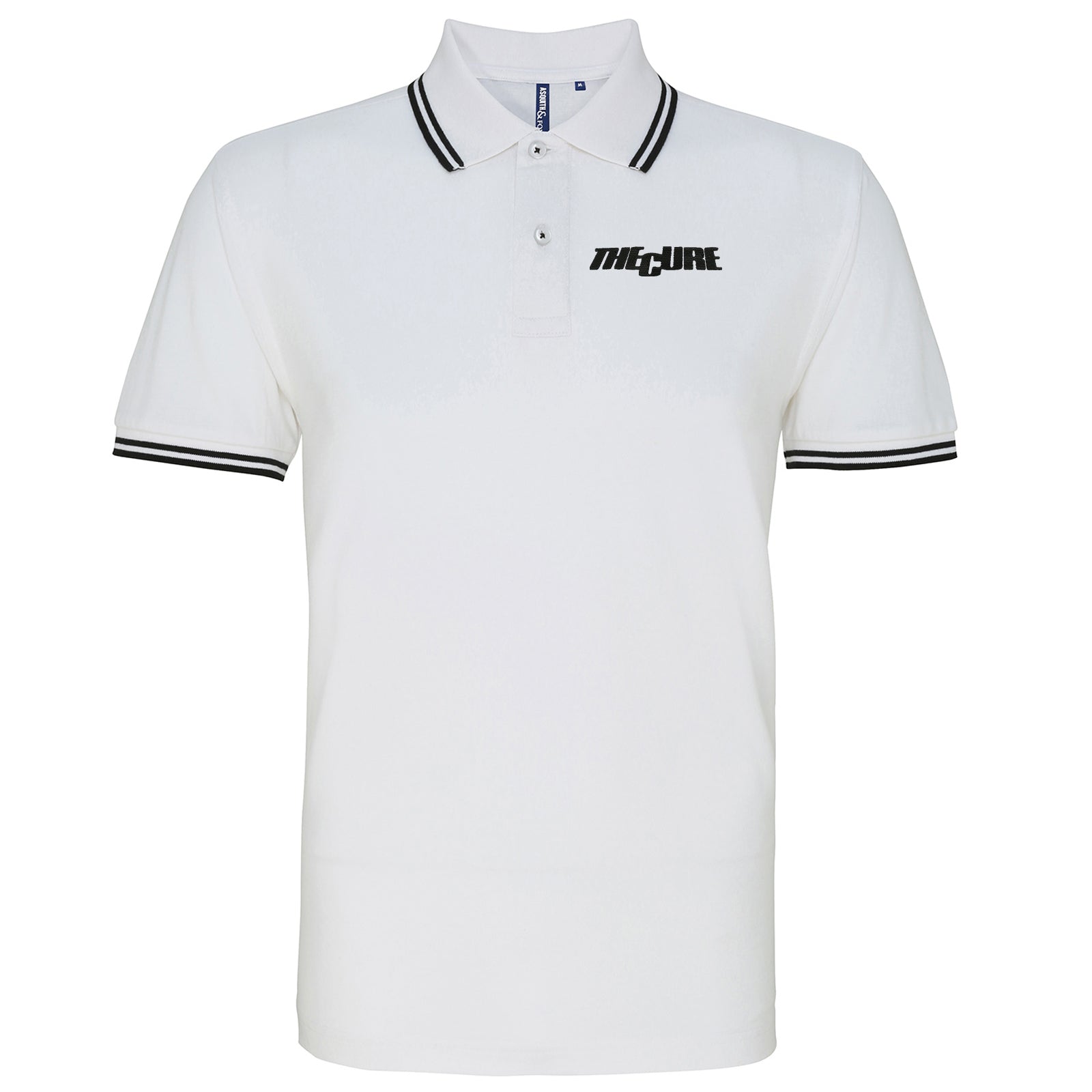 The Cure Band Tipped Polo Shirt 