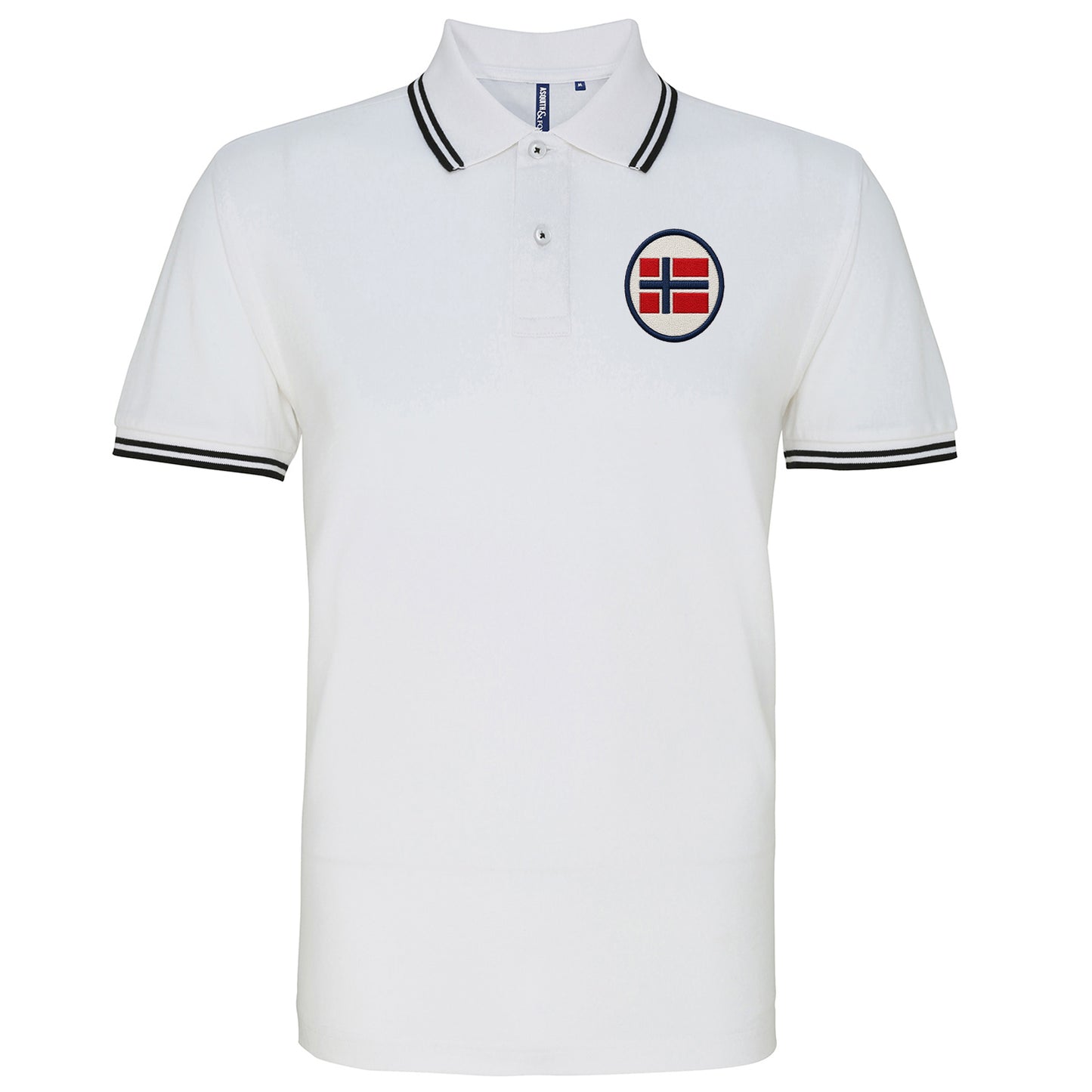 Norway Football Tipped Polo Shirt