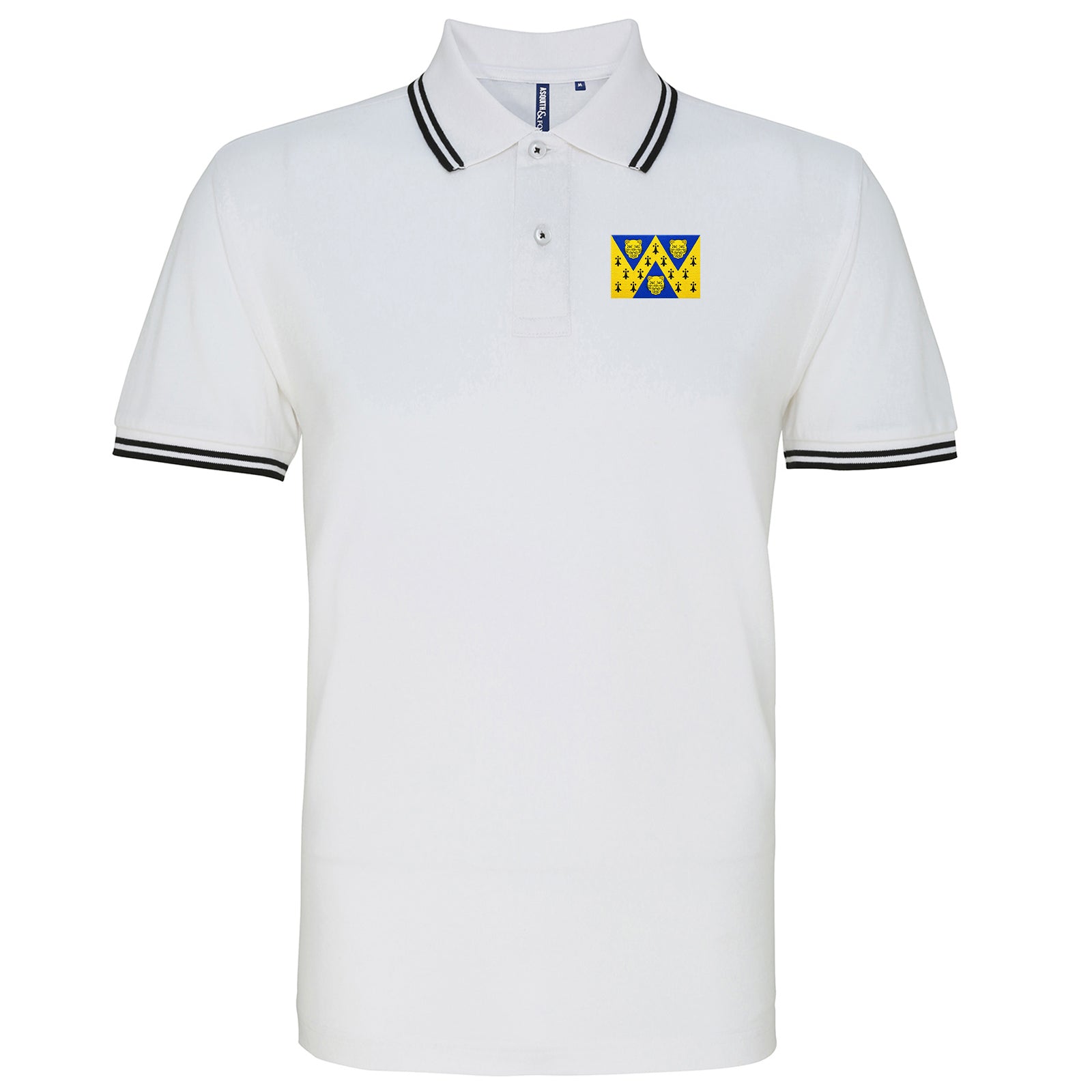 Flag of Shropshire Tipped Polo Shirt