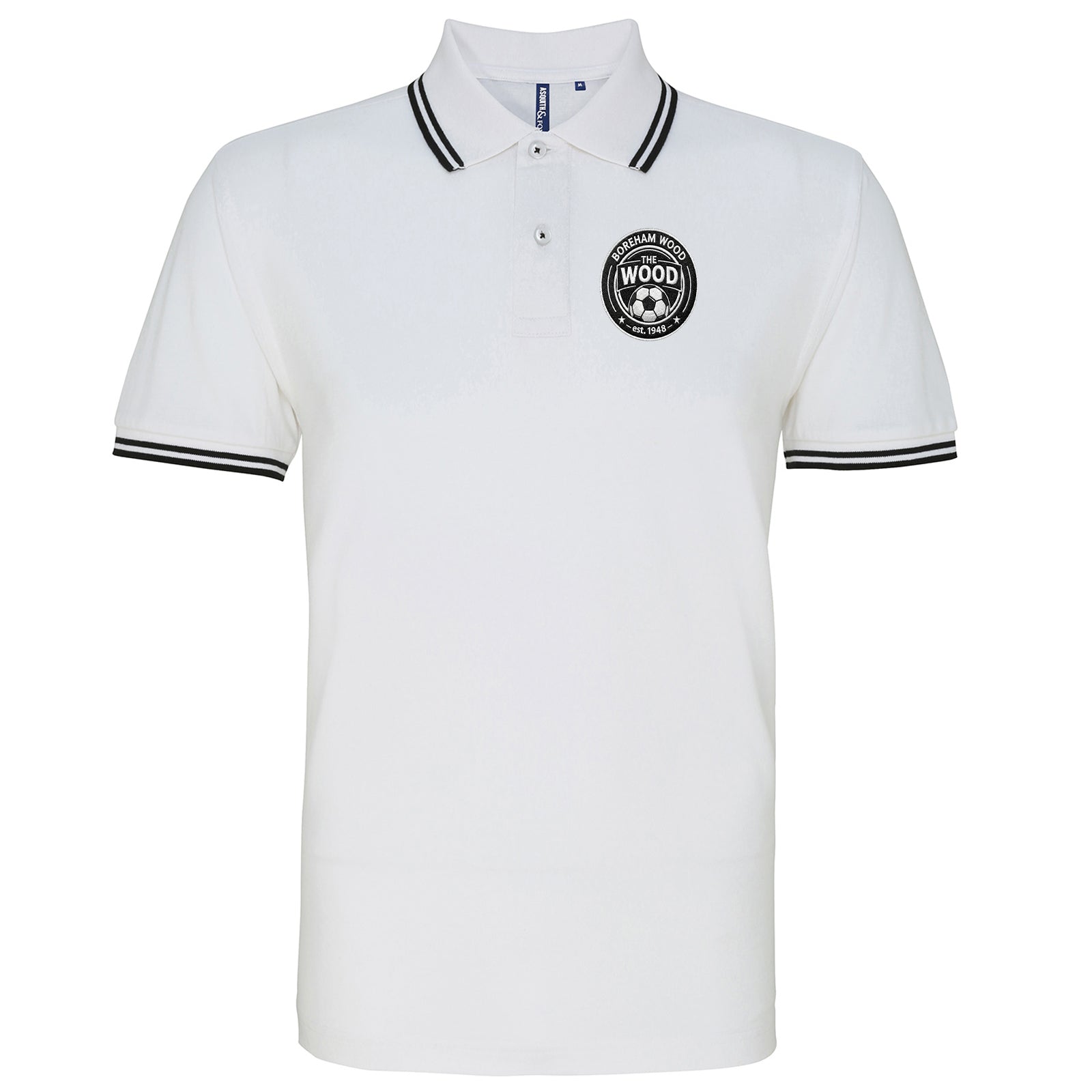 Boreham Wood Football Tipped Polo Shirt