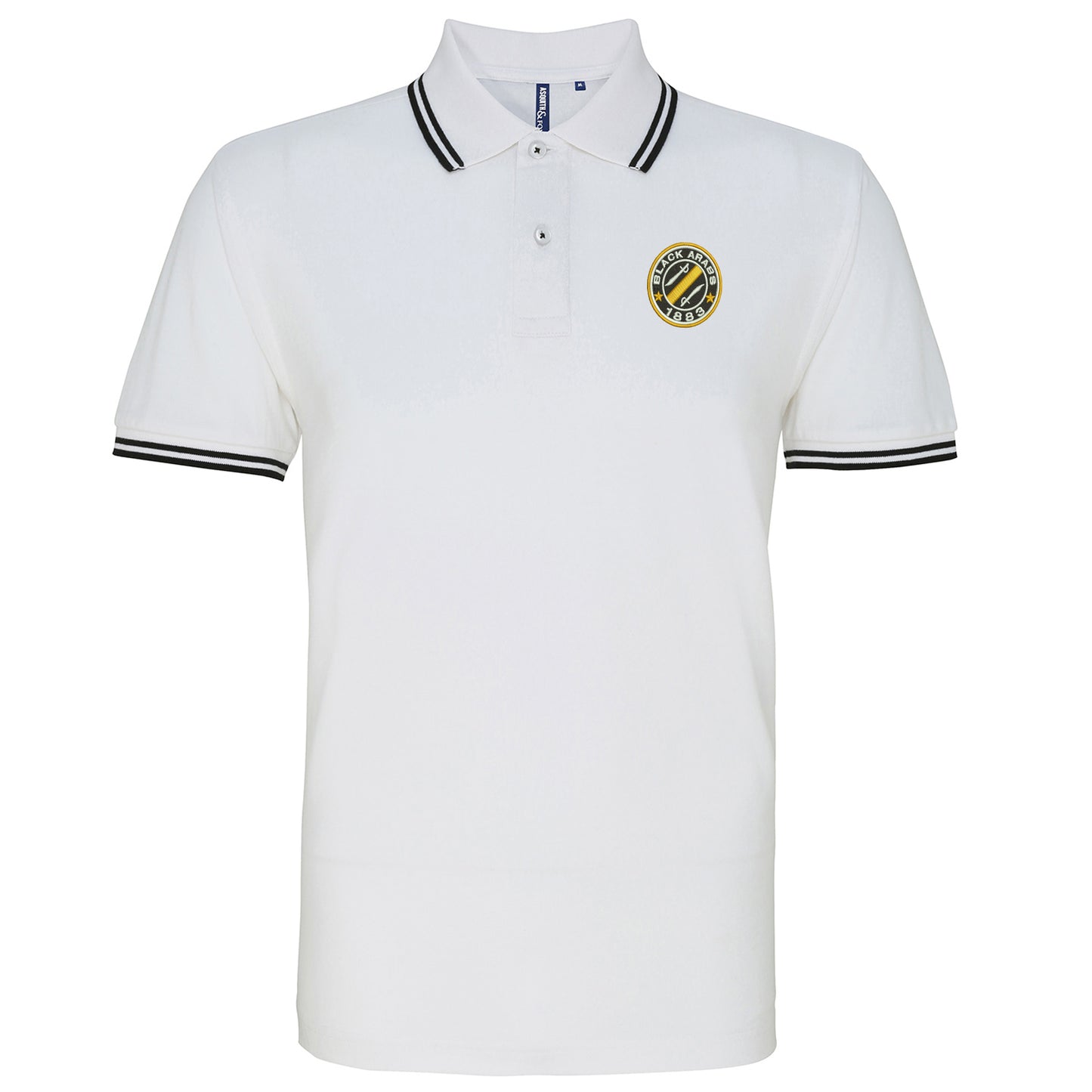 Black Arabs Embroidered Polo Shirt