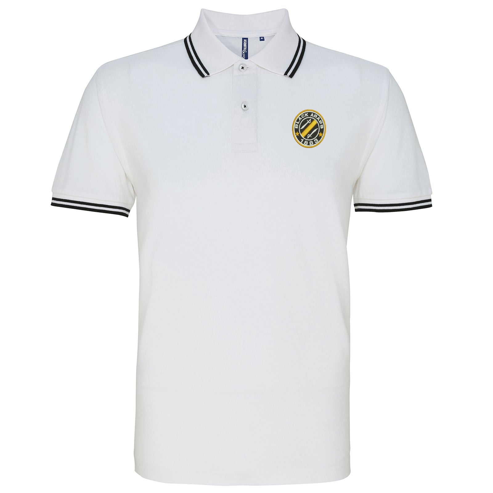 Black Arabs Embroidered Polo Shirt