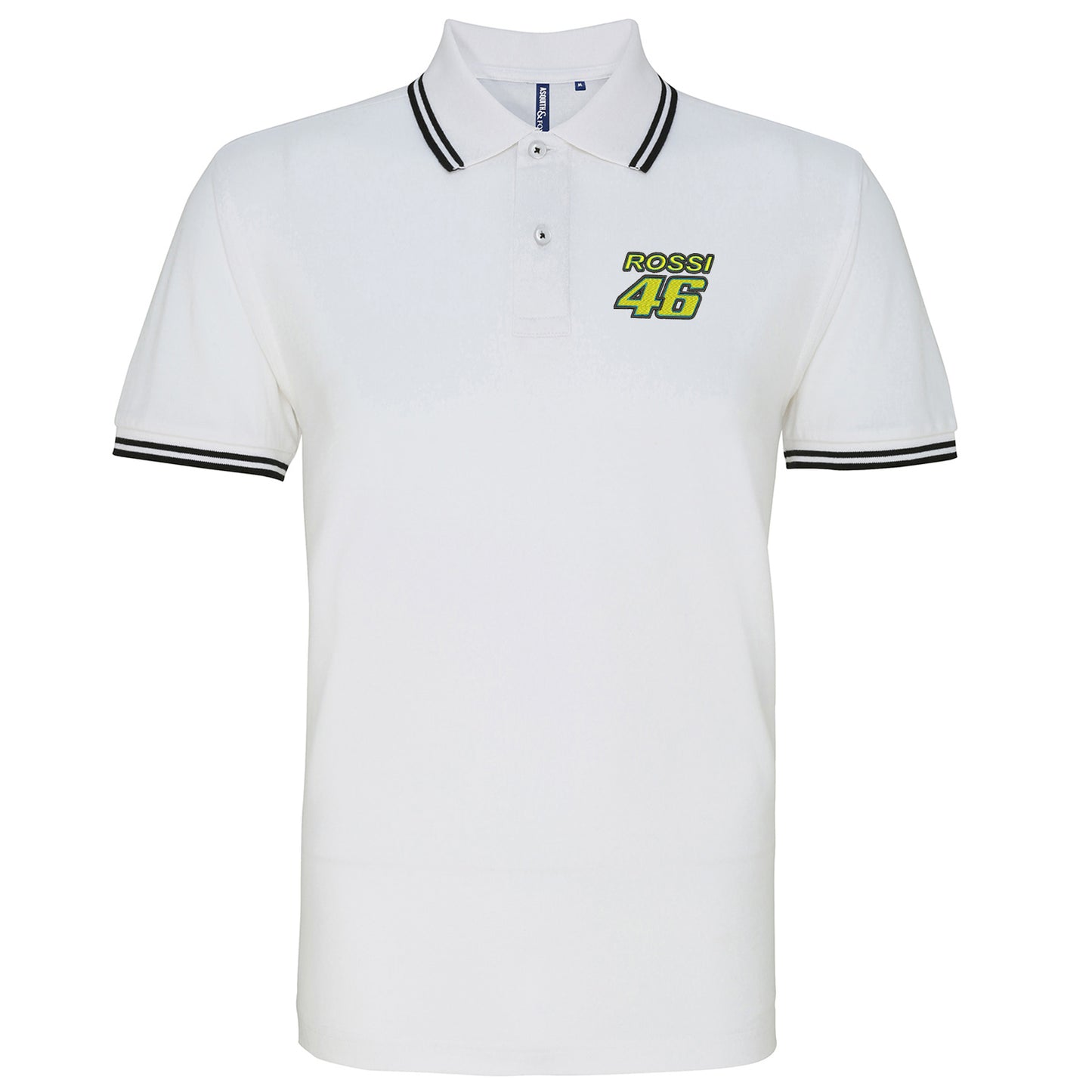 Rossi 46 Embroidered Tipped Polo Shirt