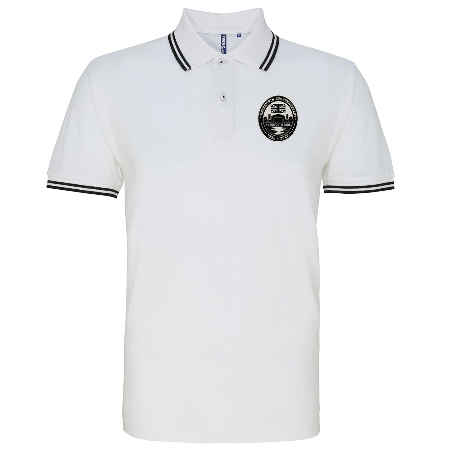 Oasis Knebworth 30th Anniversary 1996-2026 Tipped Polo Shirt 