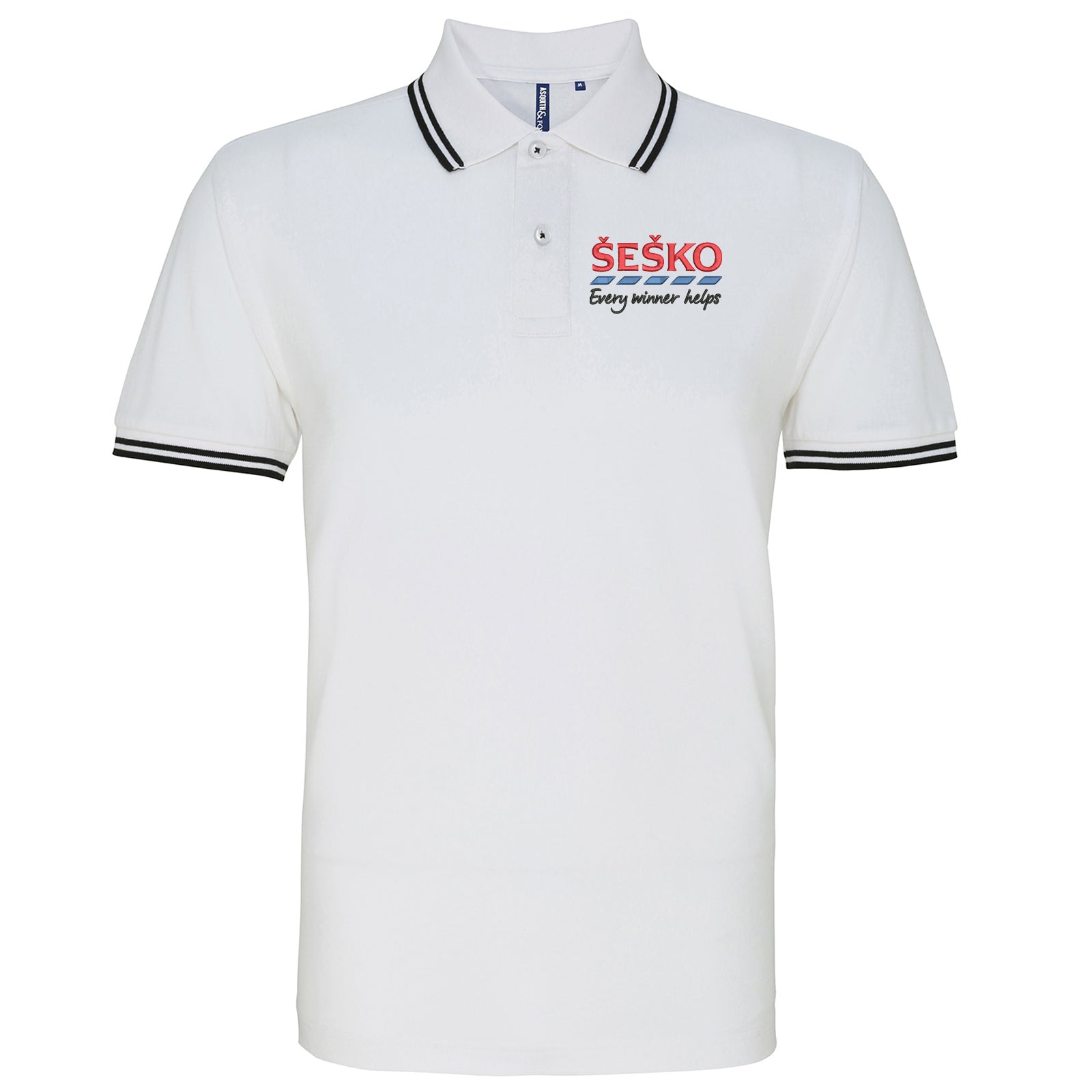 Benjamin Sesko Man Utd Tipped Polo Shirt 